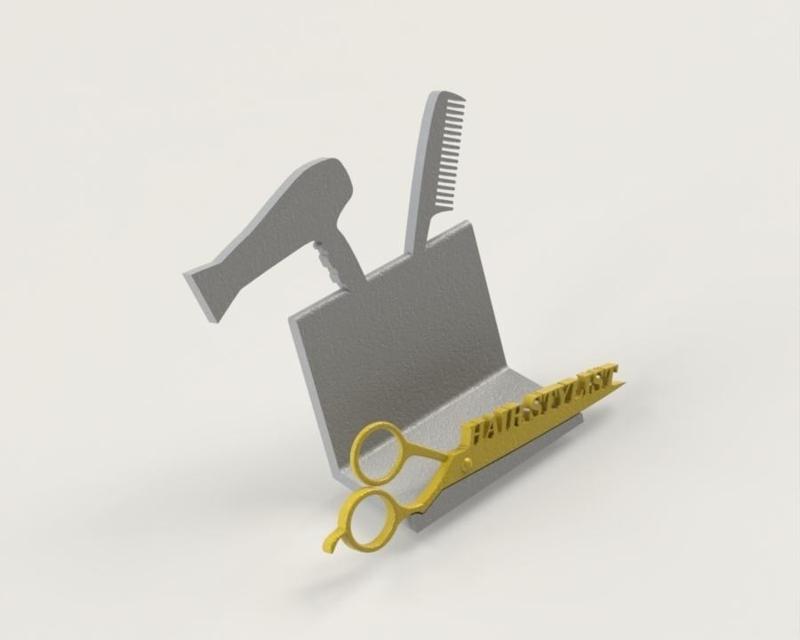 Hair Stylist Business Card Holder