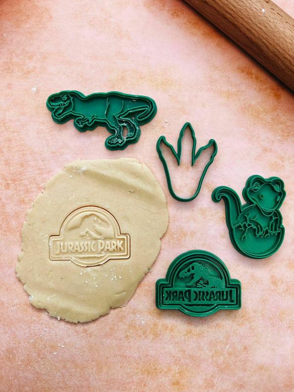 PACK OF JURASSIC PARK COOKIE CUTTERS