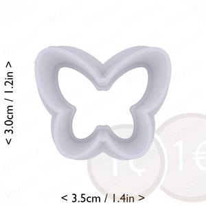 Butterfly Cookie Cutter 1in / 2.5cm
