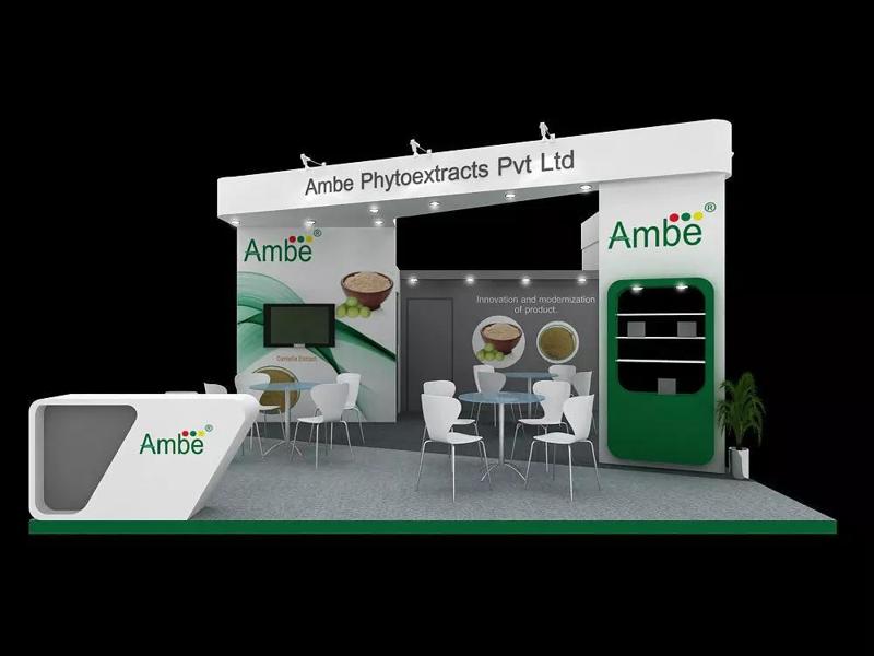 7 mtr x 6mtr  3 side open exhibition stands