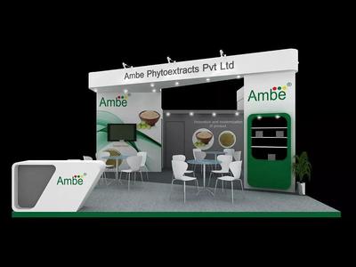 7 mtr x 6mtr  3 side open exhibition stands