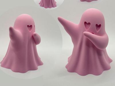 Halloween Dab Ghost Ornament 