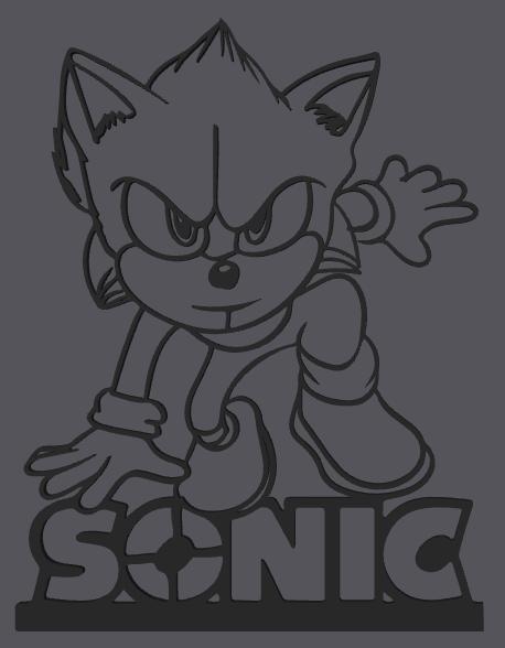 Sonic with stand
