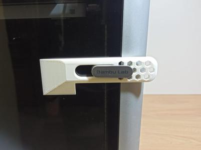 Dual blade bed scraper, P1S / X1 / X1C door handle