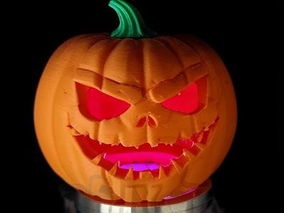 Demon Halloween Pumpkin