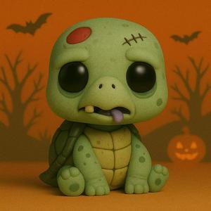 Tortuga Zombie de Halloween POP STL