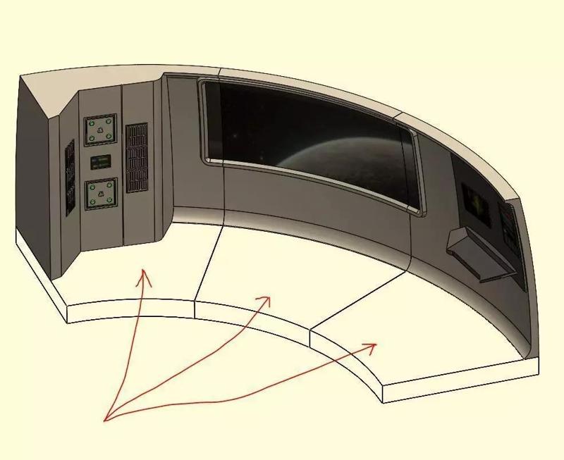 USS Enterprise Bridge Floor - The Wrath of Khan