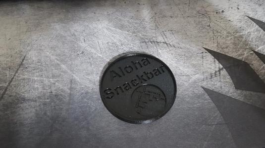 Aloha Snackbar Cup COaster