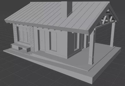 Minimalist 3d model