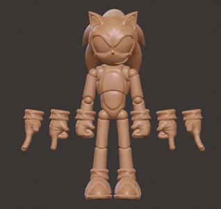 Sonic action figure