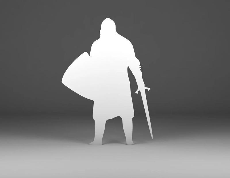 Warrior silhouette