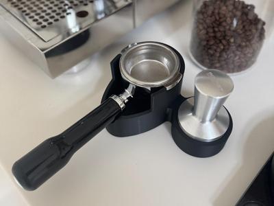 Leak Proof Coffee Tamper & Holder Station