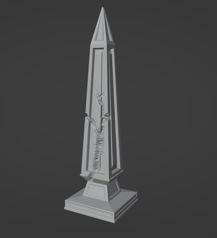 Cracked Obelisk Melt Down