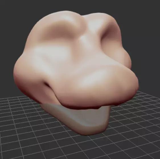 Dutch Angle Dragon FURSUIT head MOVEABLE JAW furry