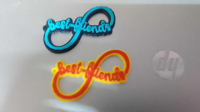 BEST FRIEND INFINITY KEYCHAIN