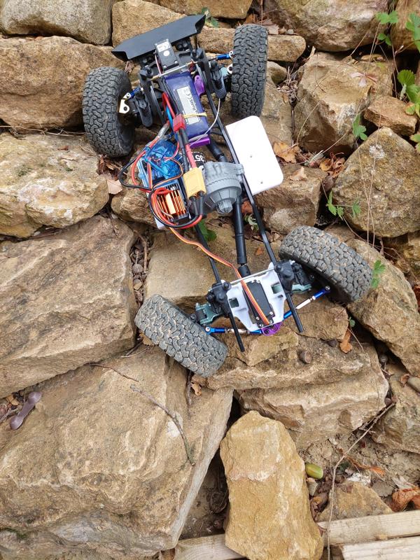 Independent rear suspension for SCX10.2 4-wheel steering