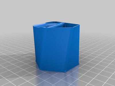 Twice cup  with tea holder