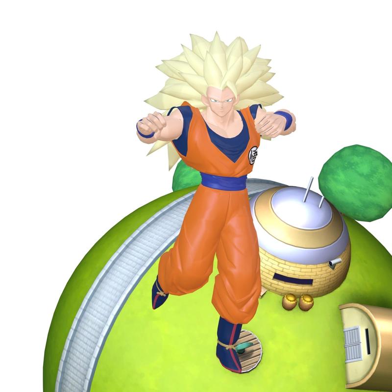 Goku Super Sayayin 3 SON GOKU DRAGON BALL Z VEGETA SON GOHAN SUPER Animated RIGGED DAE FBX 3MF STL OBJ 3D PRINTING FREE DOWNLOAD POKEMON MANGA ANIME CARTOON