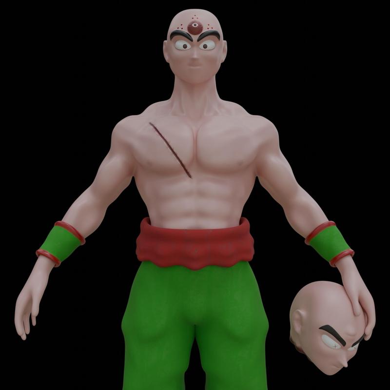 The Death of Tien Shinhan - Dragon Ball Concept Art