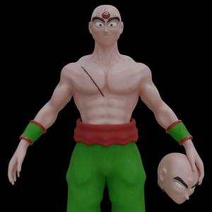 The Death of Tien Shinhan - Dragon Ball Concept Art