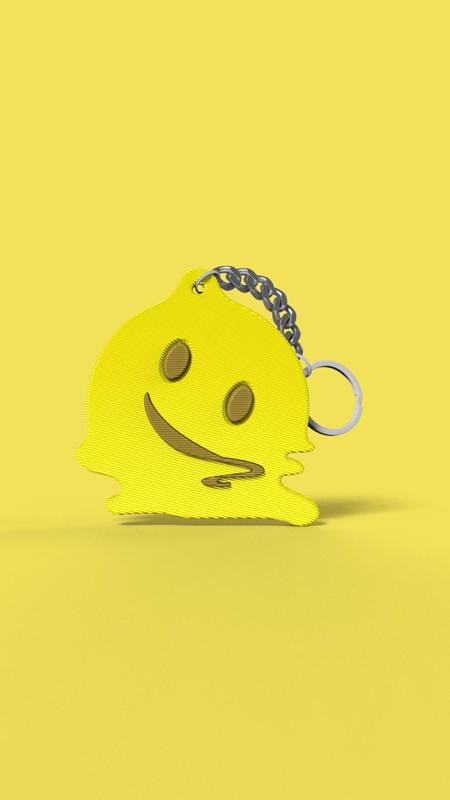 Cara melting keychain! - EMOJI