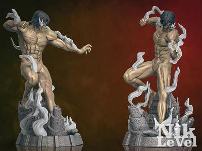 Eren Attack On Titan 3D Printable