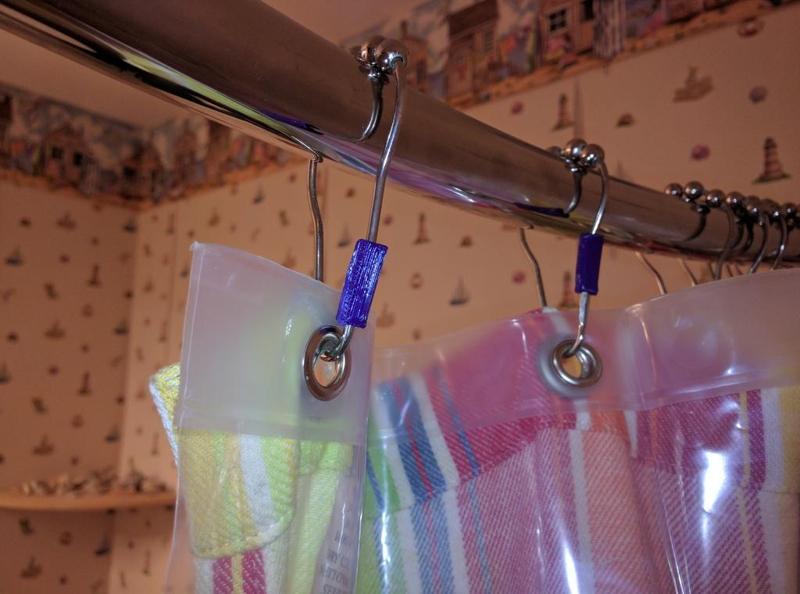 Shower Curtain Clip Retainer