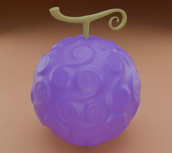 Devil fruit gomu gomu no mi One piene 3D model for 3D printing
