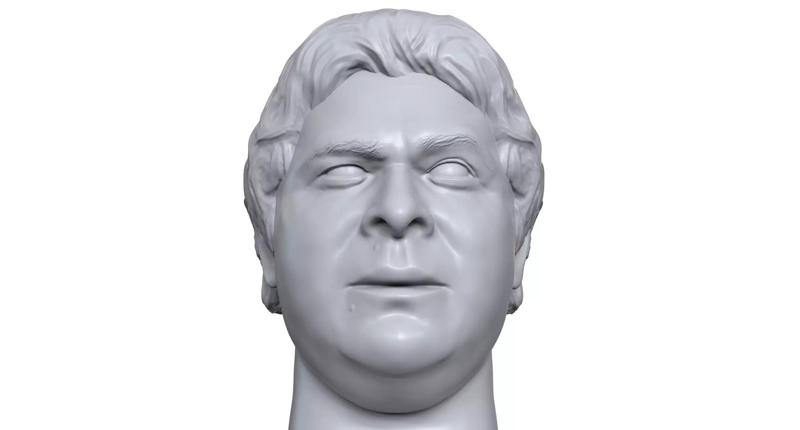Nodi Vobra 3D printable portrait sculpture