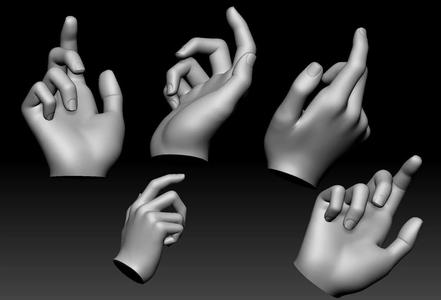 Female Hand Printable 3D model