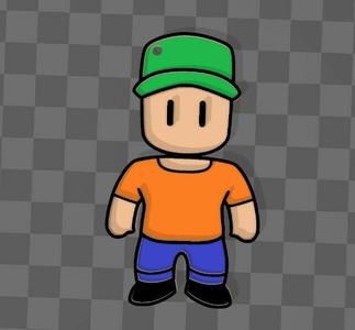 Stumble Guys Keychain