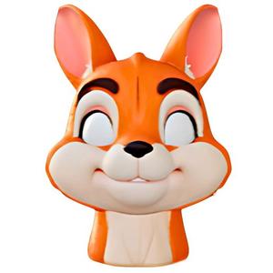 Cheeky Cartoon Fox Head Figurine