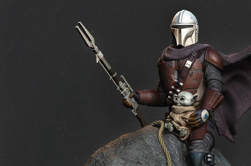 Mandalorian Child and Blurrg