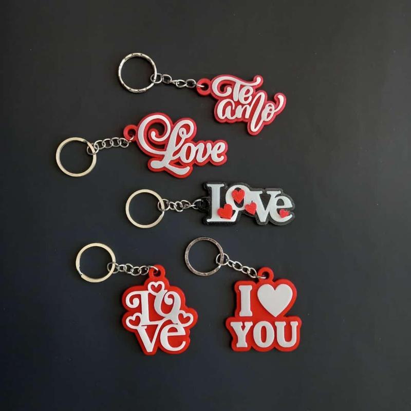 Saint Valentine Day Keychains