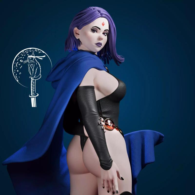 Raven Teen Titans Ready For 3D Printing
