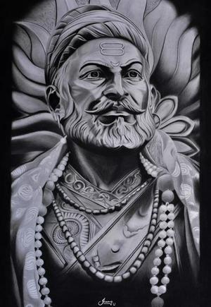 Shivaji Maharaj 3D Bas Relief Model for CNC 3D Printing