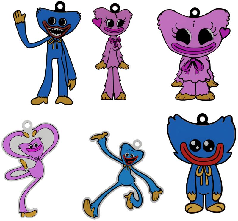 Huggy Wuggy - Kissy Missy Keychains Pack