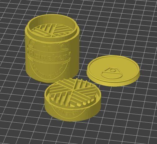 Grinder - chopper - heineken can