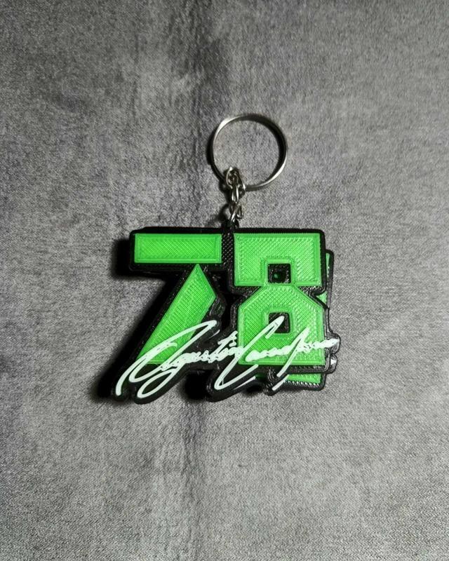 Key ring Nº78 Agustín Canapino IndyCar