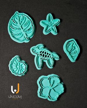 COOKIE CUTTER KIT - SEA / MARINE / MOANA