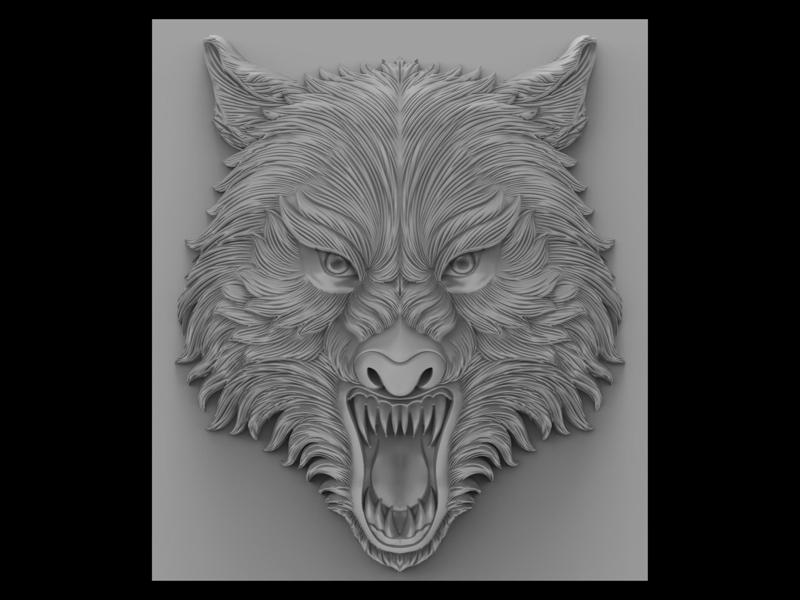 3D Model STL File for CNC Router/Laser & 3D Printer Beast Head