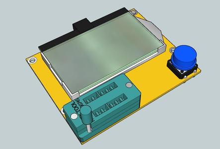 LCR-T4 ESR Meter 3D Model