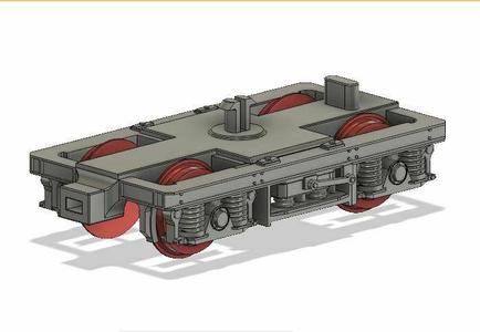 OO MK2 and MK2A Coach Bogie with NEM Socket to fit Hornby Coach