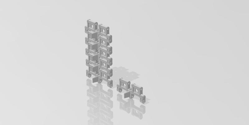 Soviet tank Track T-64 35 scale