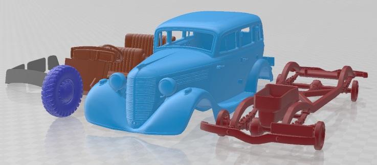 GAZ 61 1939 Printable Car