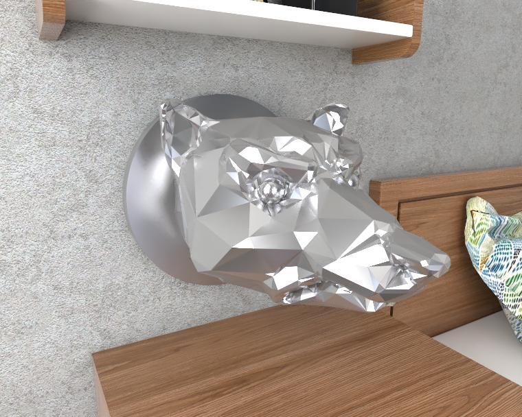 Bear Trophy LowPoly