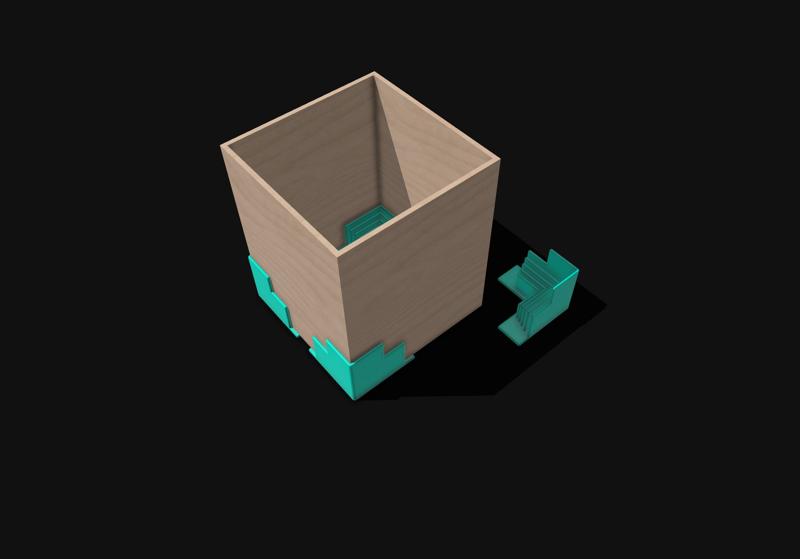 Corner Guides (4 Pieces) Adhesive Aid Set