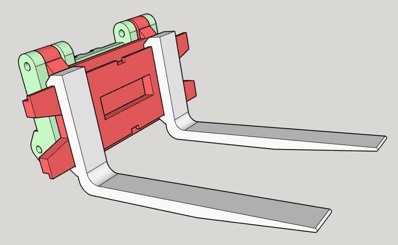 Fourches sur attache rapide