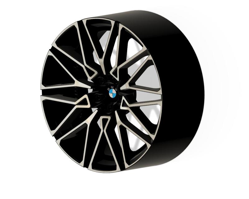 Bmw X6 Wheels for scale model 1/18 1/24 etc.