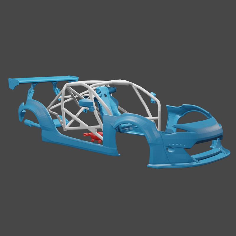 1/64 BODYKIT TOYOTA GT86 ROCKET BUNNY GT